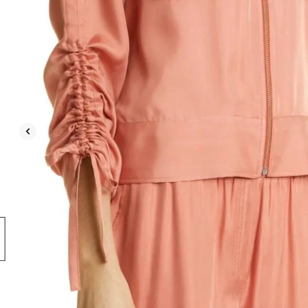 Cinq à Sept Dale Cupro Jacket – Apricot – Size 4 – NWOT - Picture 8 of 10
